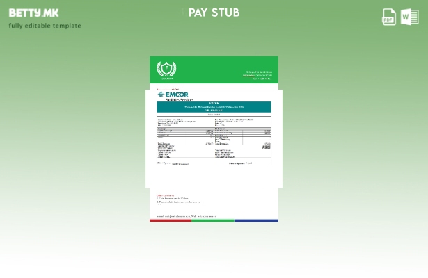 Модерен стил шаблон за заработка на вработени во инженерската компанија во САД